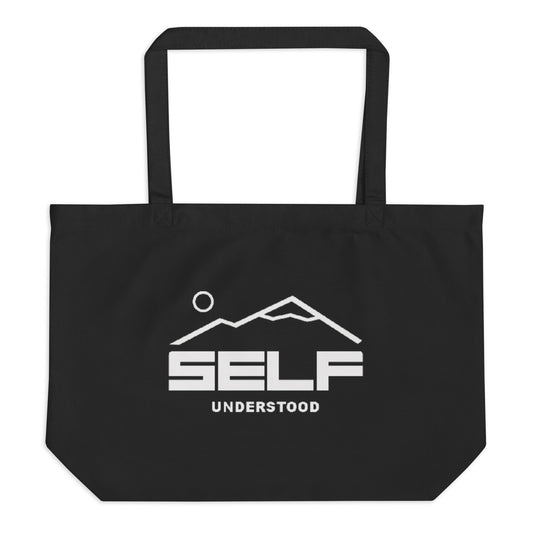 Large organic Logo tote bag