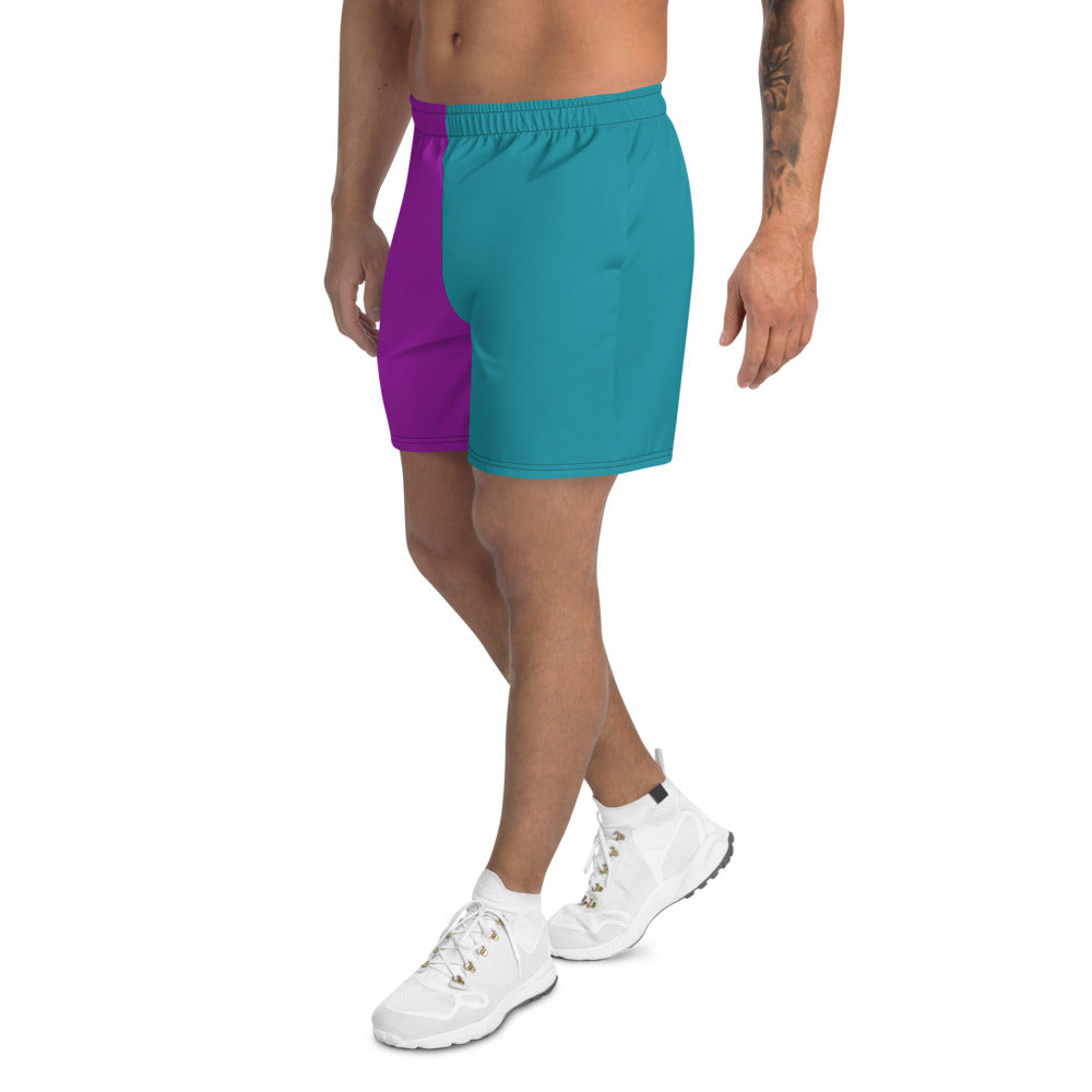 Colorclock Men's Athletic Long Shorts